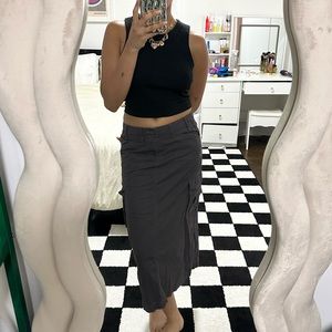 Cargo Midi Skirt